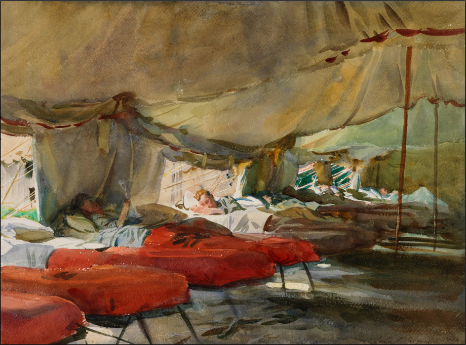 « Interior of a Hospital Tent »
